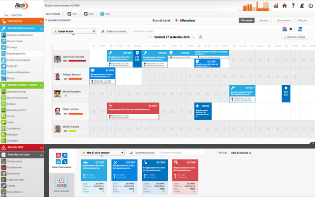 altair exemple planning