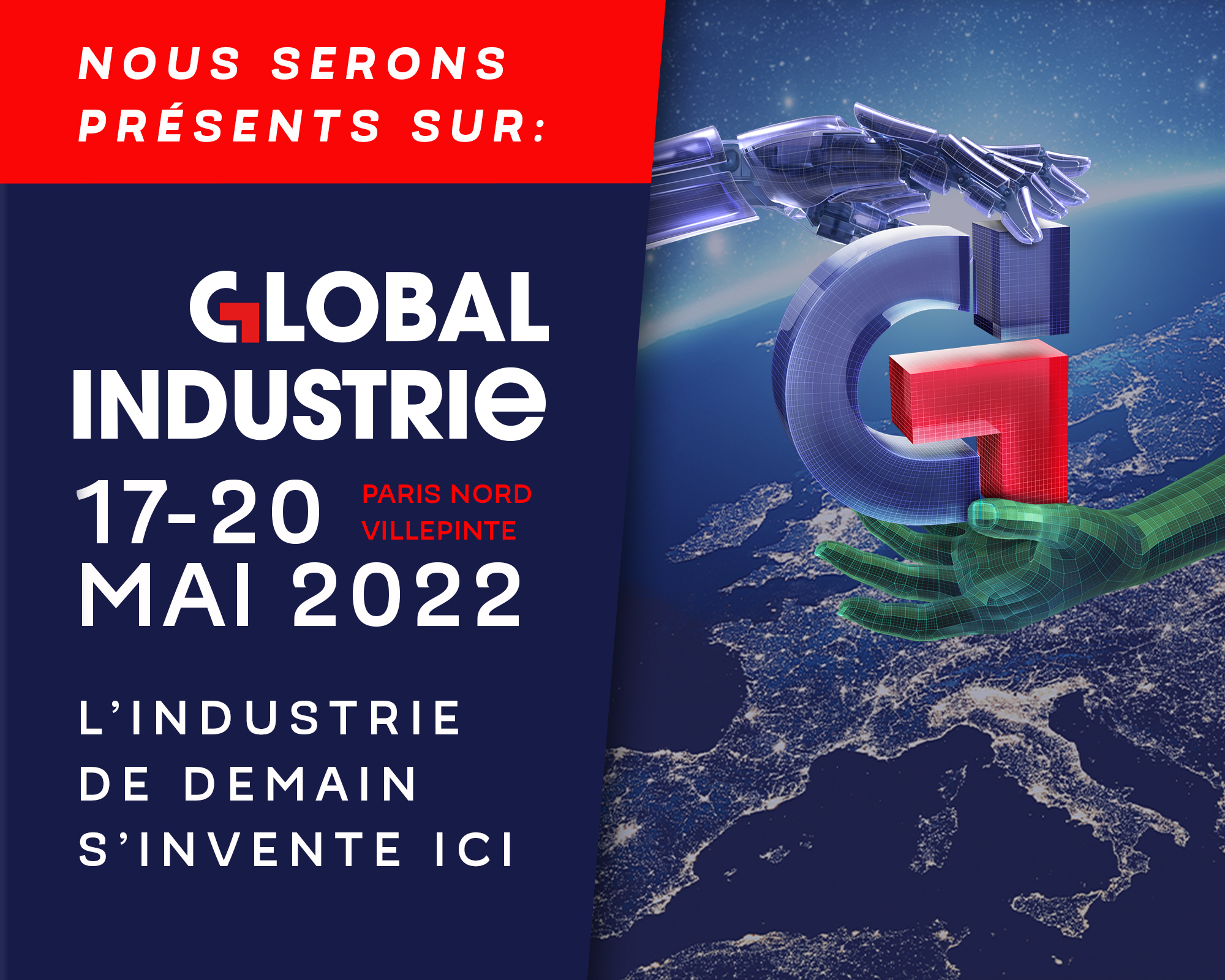 You are currently viewing INOTEAM sera présent à Global Industrie Paris 2022